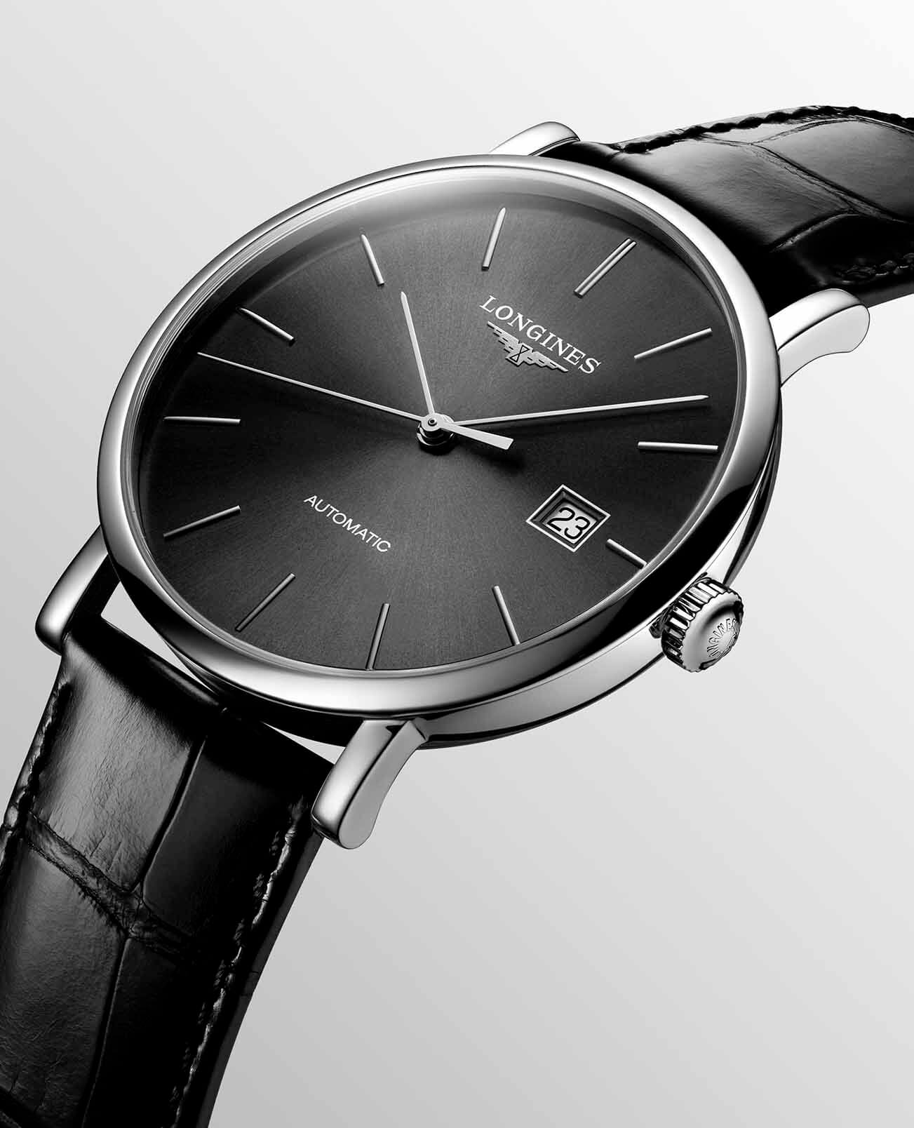 Longines Longines Elegant Collection L4.910.4.72.2 , наручные мужские часы фото под углом