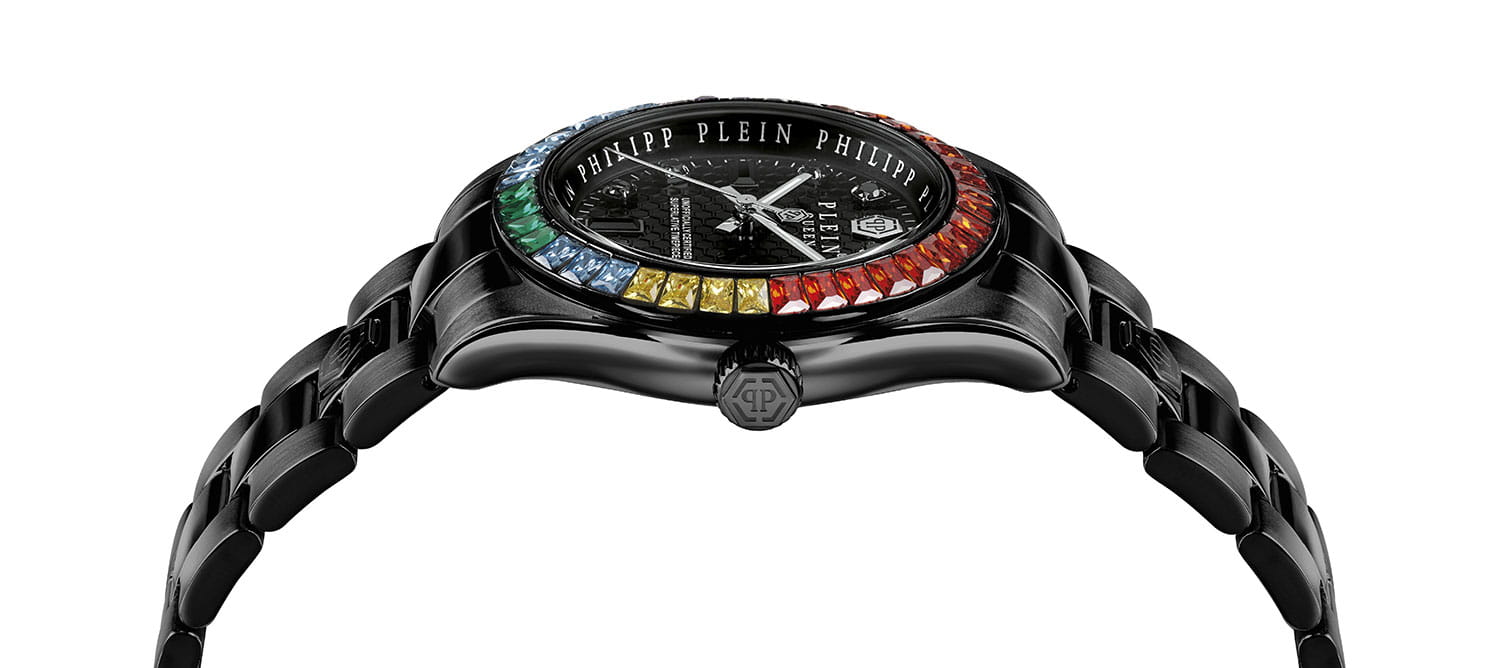 Philipp Plein Philipp Plein Queen PWDAA0921,  германия женские часы на браслете нержавеющая сталь боковой вид