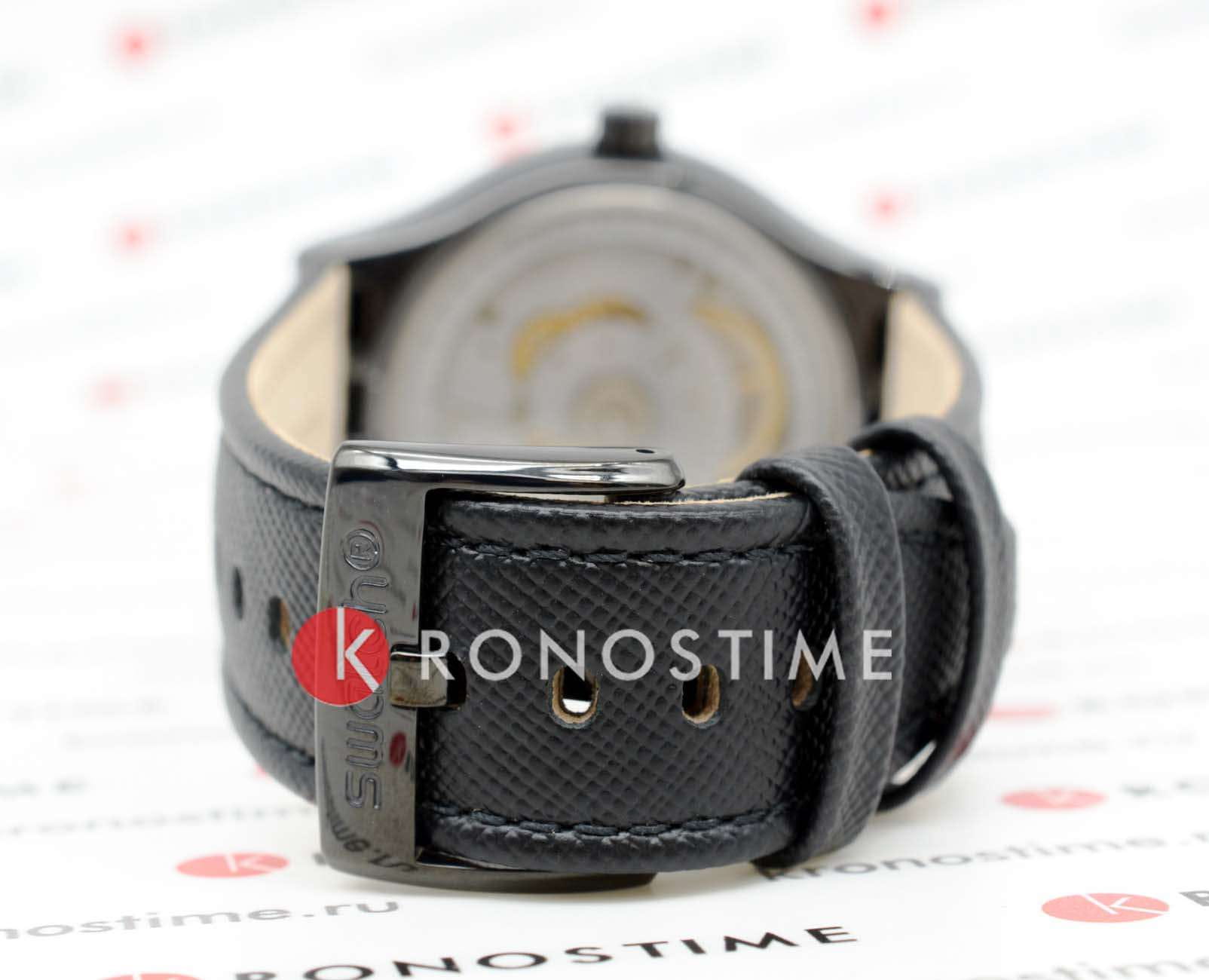 Swatch Swatch Irony Sistem51 YIB400 мужские часы черный циферблат на запястье