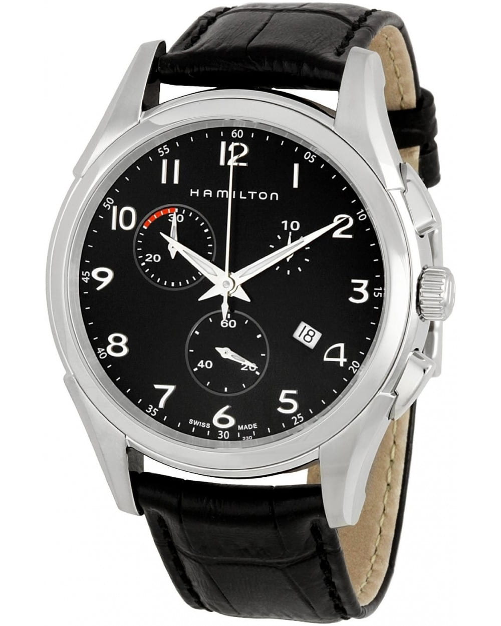 Hamilton Hamilton Jazzmaster Thinline Quartz H38612733 , наручные мужские часы фото под углом