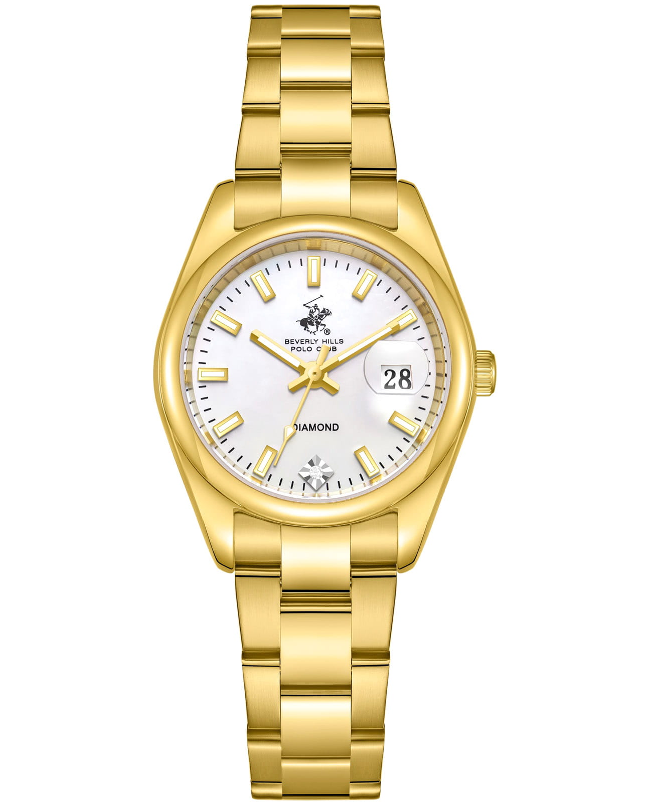 Beverly Hills Polo Club Beverly Hills Polo Club BP3794X.120  BP3794X.120 кварцевые женские часы серебристый циферблат, браслет нержавеющая сталь с ip-покрытием — вид спереди