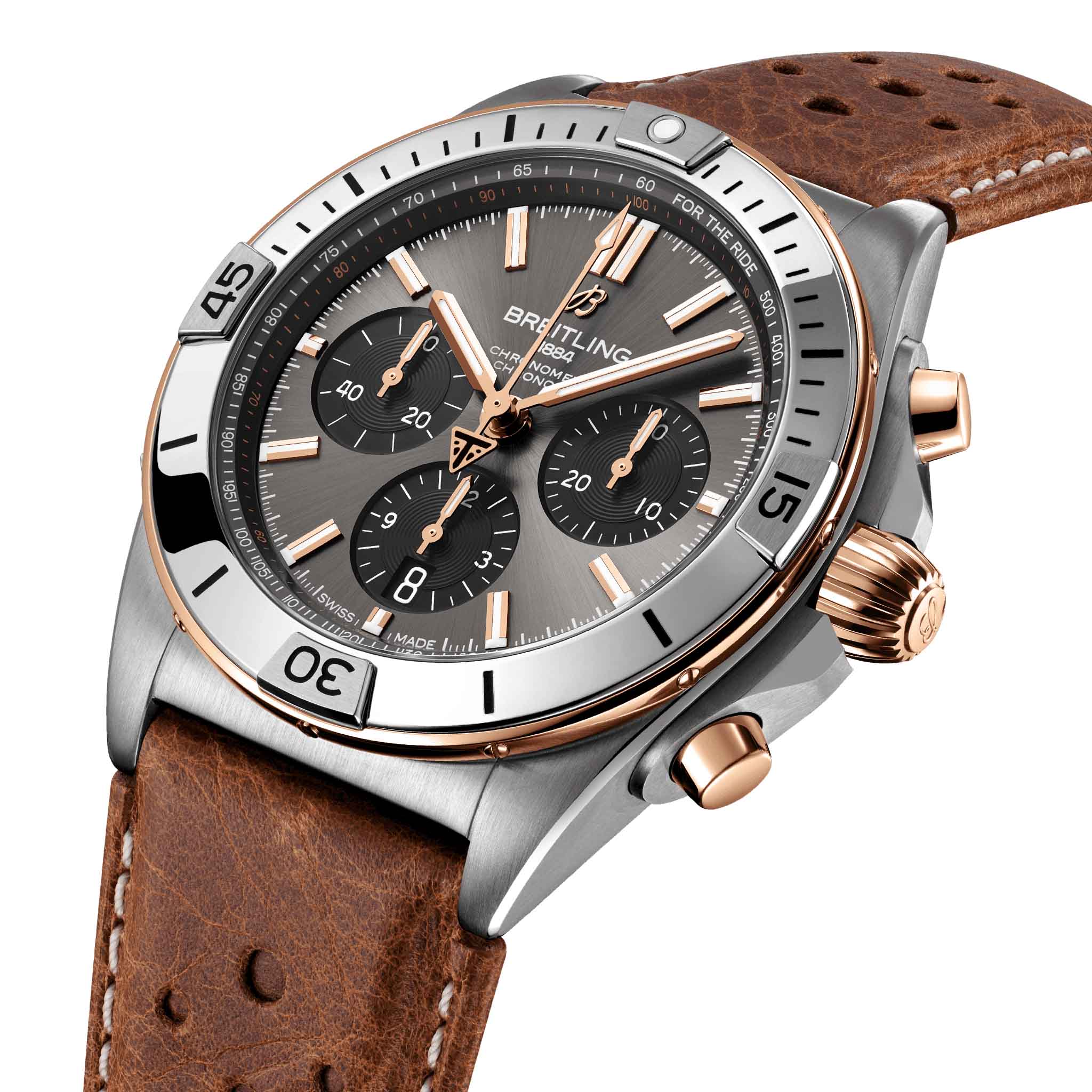 Breitling Breitling Chronomat B01 42 Triumph TB0134101M1X1 , наручные мужские часы фото под углом
