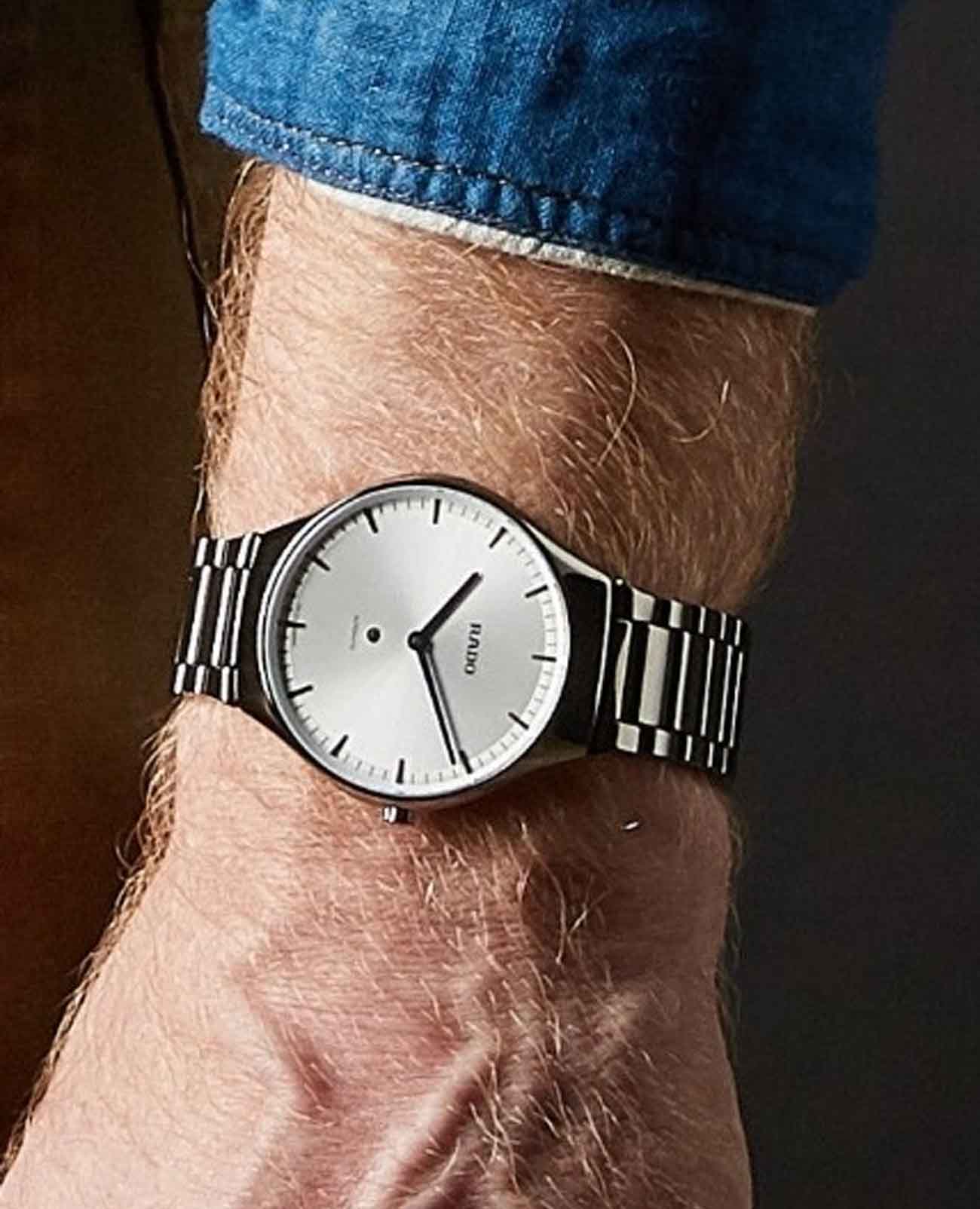 Оригинальные часы Rado Rado True Thinline R27972102 механические калибр механизма eta 2892-a2 общий вид