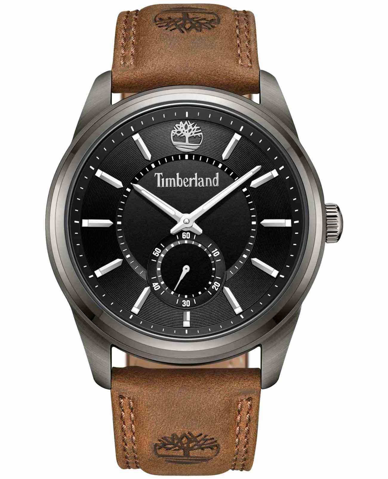 Timberland Timberland Northbridge TDWGA0029703  TDWGA0029703 кварцевые мужские часы черный циферблат, браслет кожаный — вид спереди