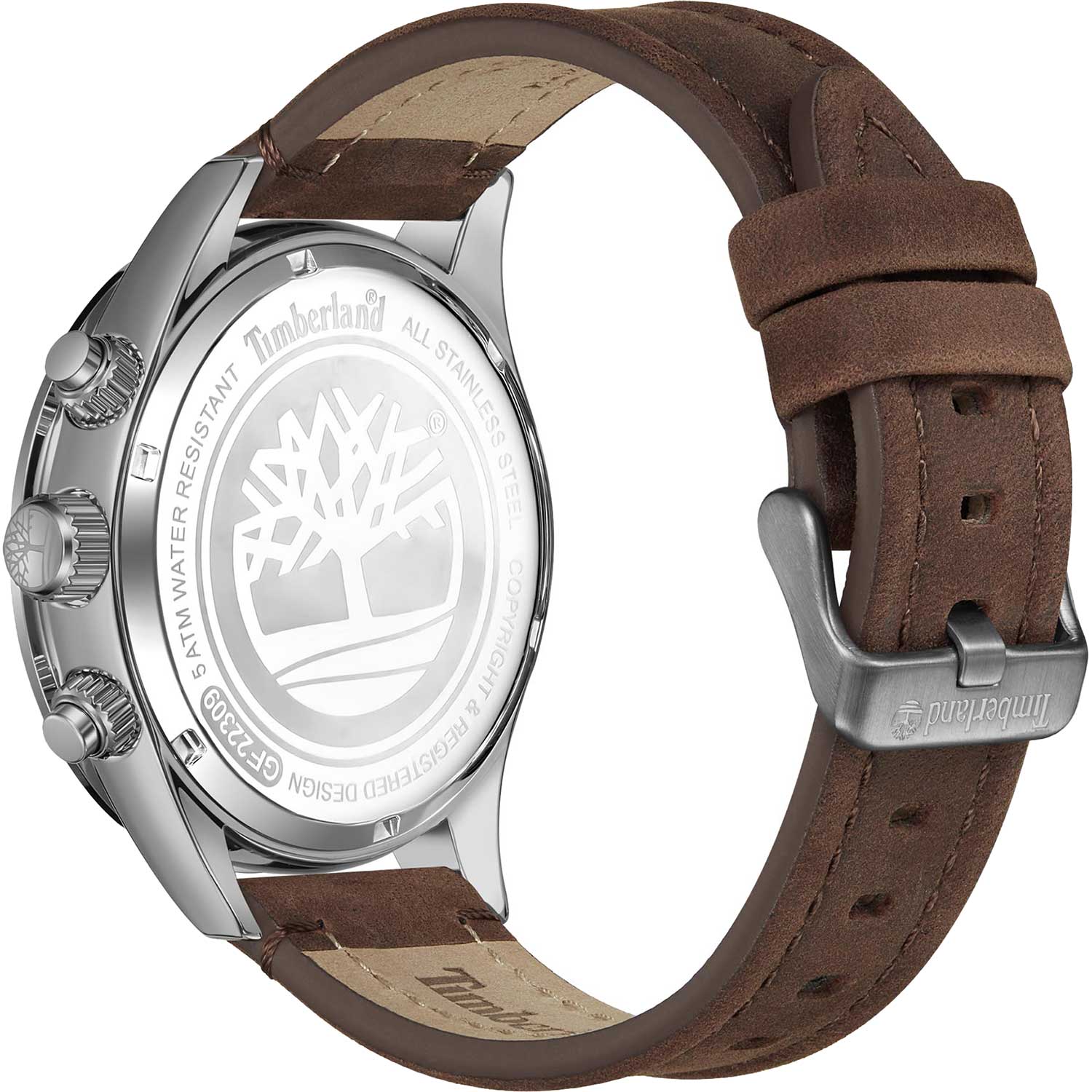 Timberland Timberland Ashmont TDWGF2230903,  сша мужские часы на браслете кожаный боковой вид