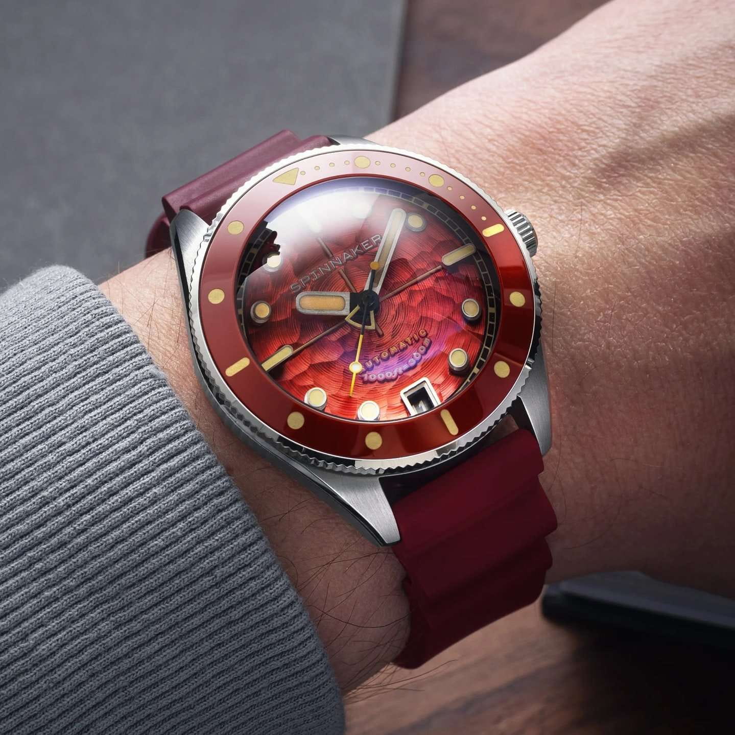 Оригинальные часы Spinnaker Spinnaker Piccard SP-5159-33 механические калибр механизма seiko tmi nh35 общий вид