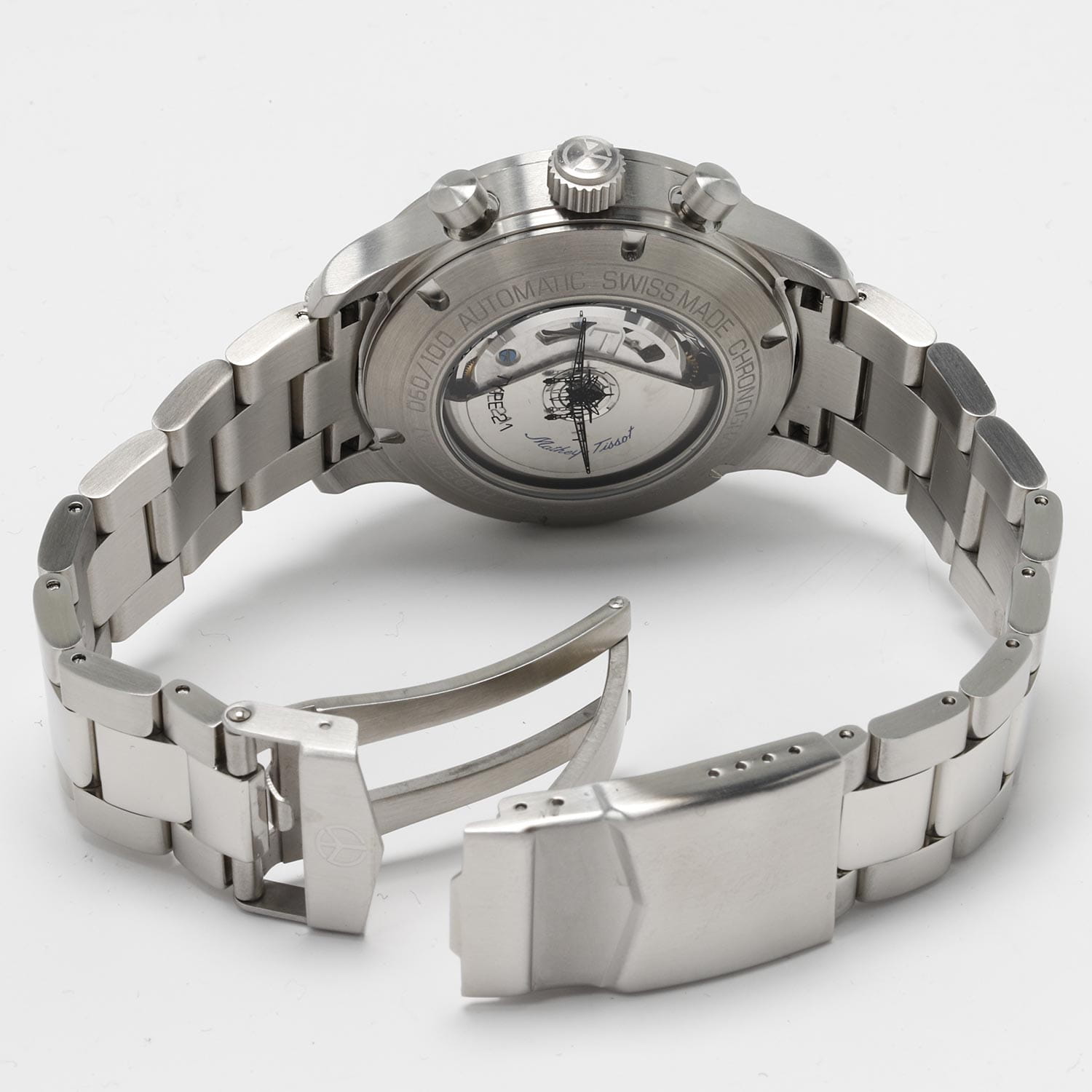 Mathey-Tissot Mathey-Tissot Type 21 H1821CHATBUG  - задняя крышка сталь металл корпуса, швейцария часы