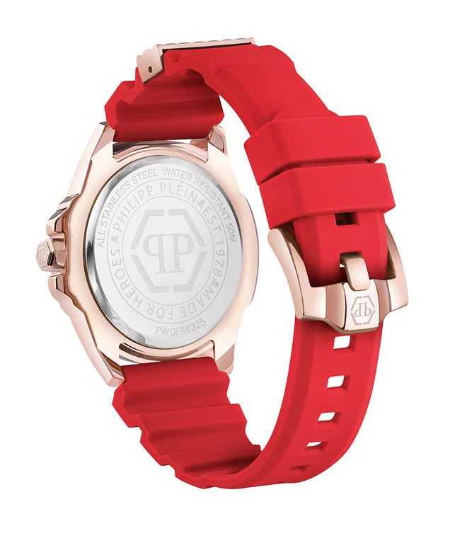Philipp Plein Philipp Plein Plein Majesty PWOFA0325, the skull германия женские часы на браслете силикон боковой вид