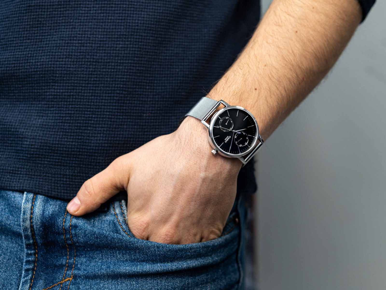 Casio Casio Collection MTP-B310M-1AVDF (MTP-B310M-1A) , наручные мужские часы фото под углом