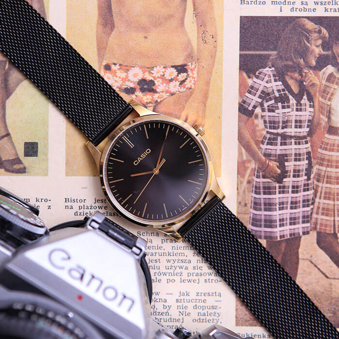 Оригинальные часы Casio Casio Collection LTP-E140GB-1A кварцевые калибр механизма  общий вид
