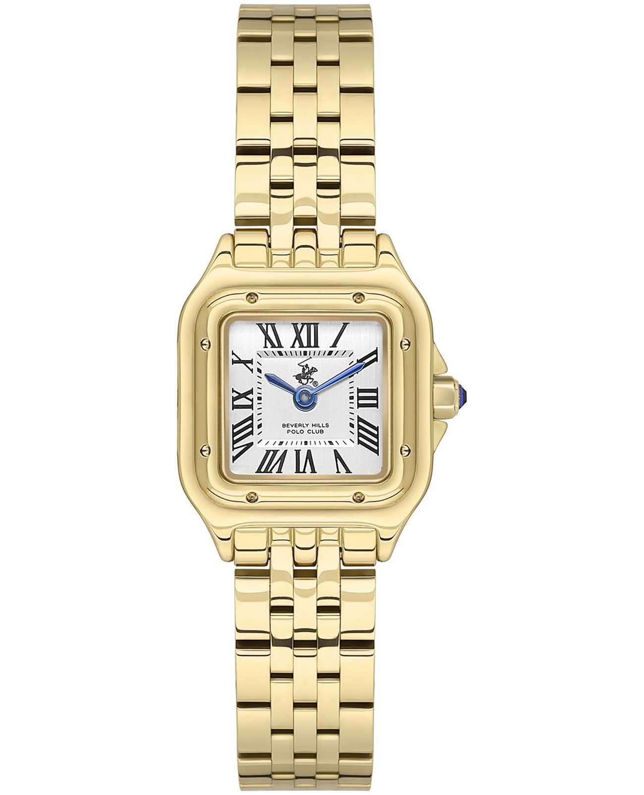 Beverly Hills Polo Club Beverly Hills Polo Club BP3600C.130  BP3600C.130 кварцевые женские часы белый циферблат, браслет нержавеющая сталь с pvd-покрытием — вид спереди