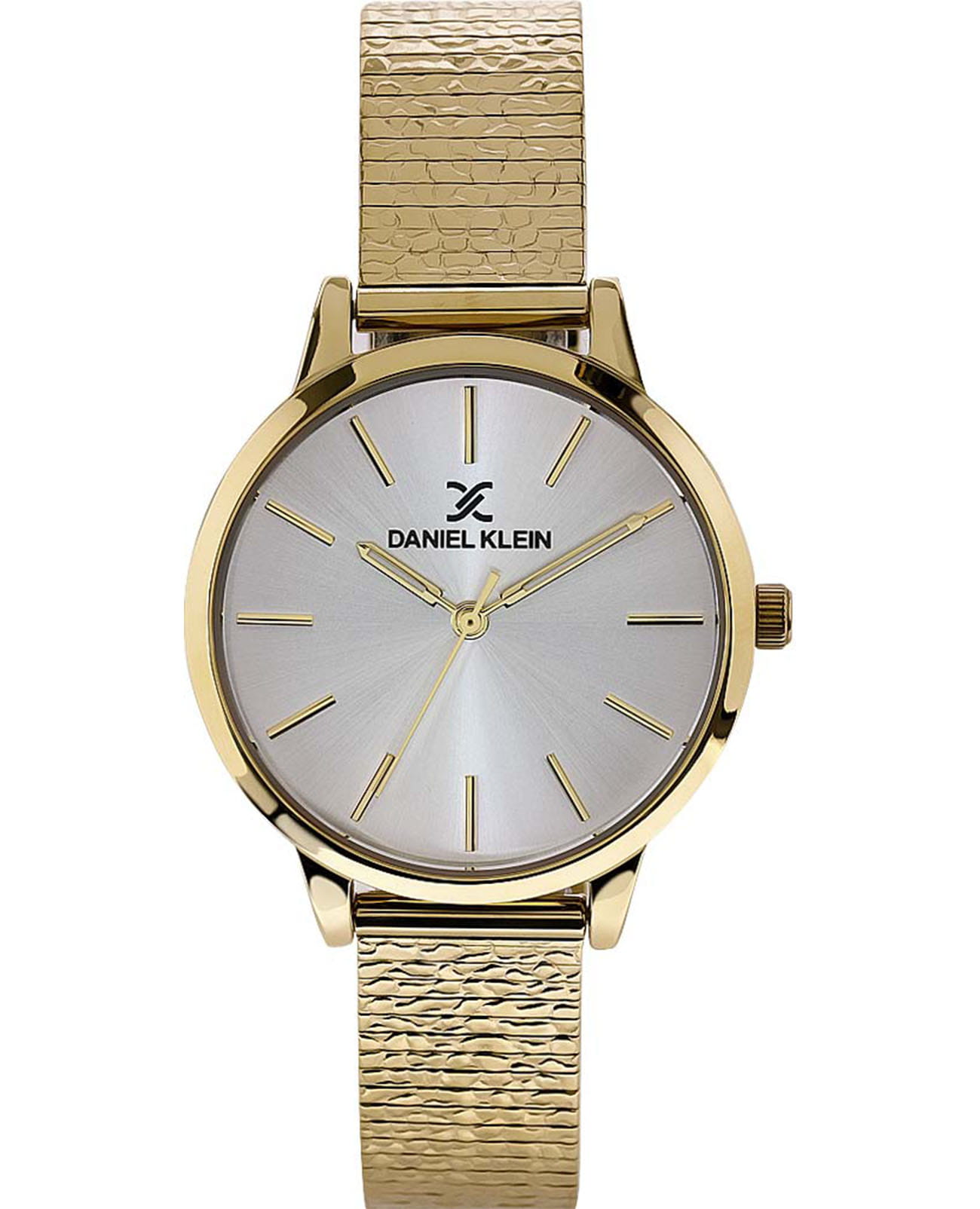 Daniel Klein Daniel Klein Premium DK.1.13460-3  DK.1.13460-3 кварцевые женские часы серебристый циферблат, браслет нержавеющая сталь с ip-покрытием — вид спереди