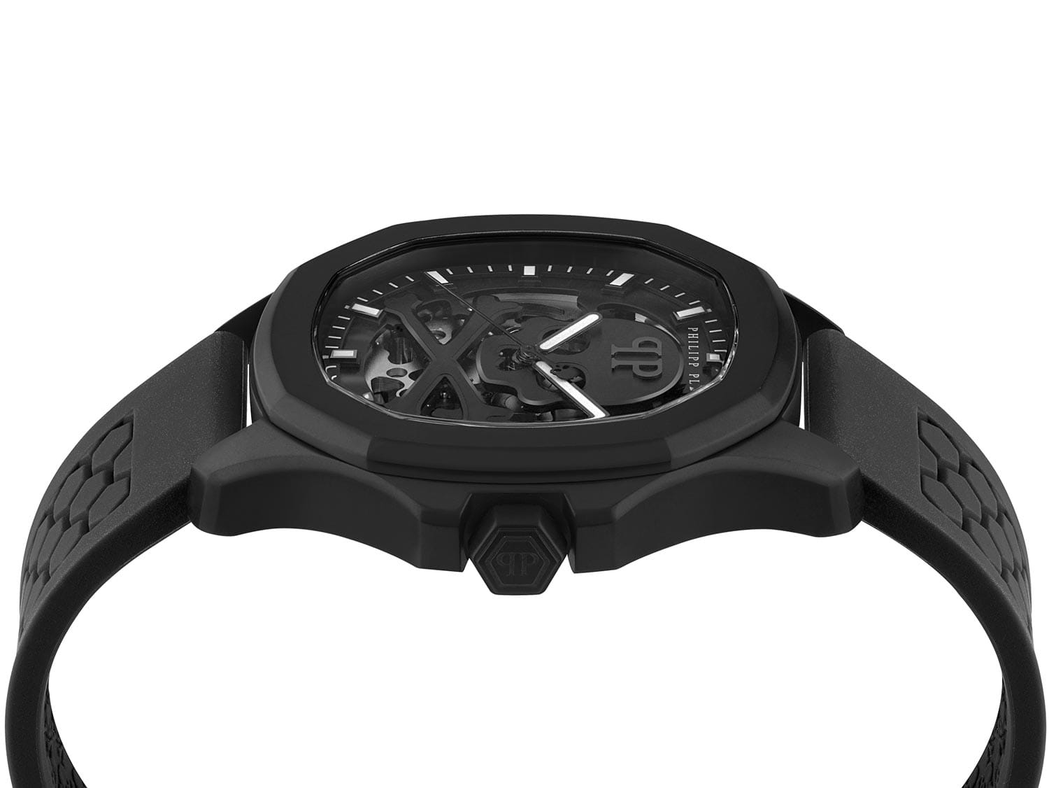 Philipp Plein Philipp Plein Plein Philipp PWRAA0923,  германия мужские часы на браслете силикон боковой вид