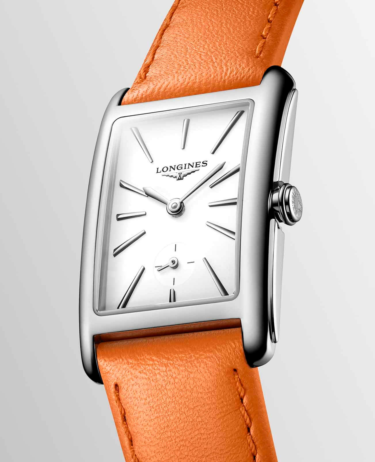Longines Longines DolceVita L5.512.4.11.8 женские часы белый циферблат на запястье