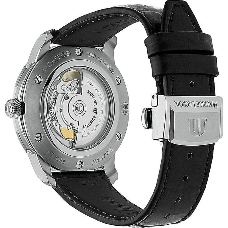 Maurice Lacroix Maurice Lacroix Pontos Day Date PT6358-SS001-333-2 , наручные мужские часы фото под углом