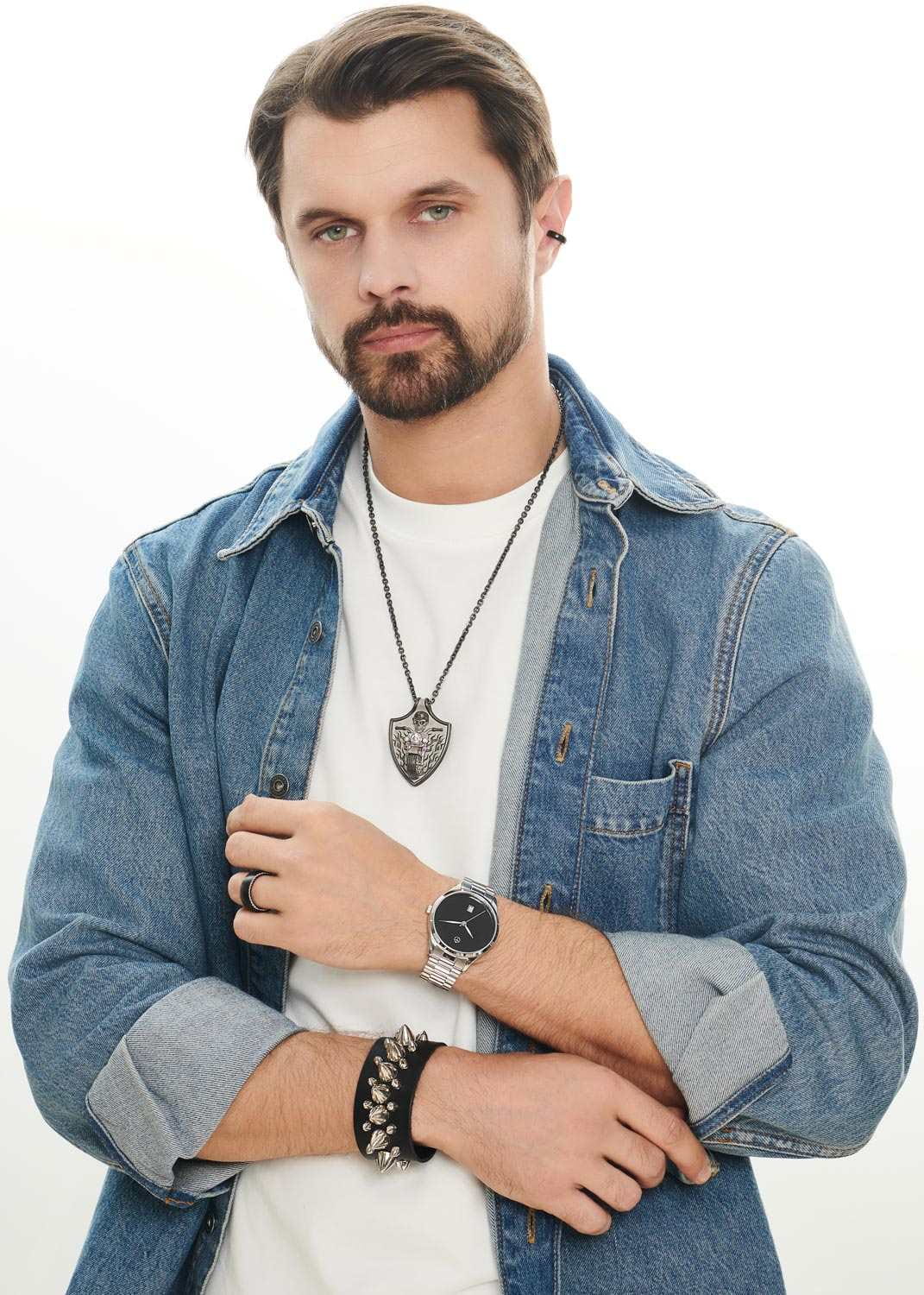 Mathey-Tissot Mathey-Tissot Urban H411MNM , наручные мужские часы фото под углом