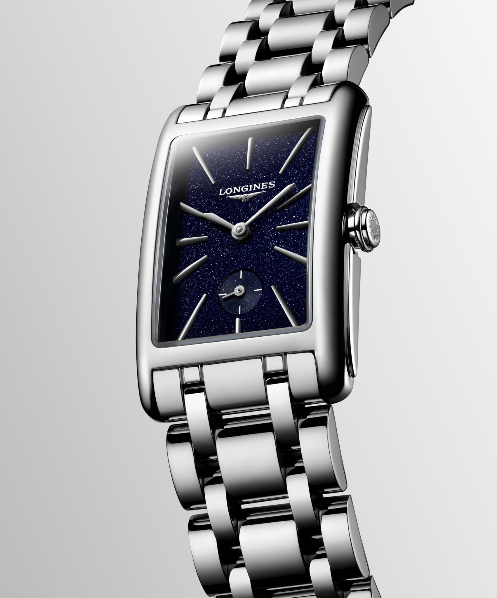 Longines Longines DolceVita L5.512.4.93.6, dolcevita швейцария женские часы на браслете нержавеющая сталь боковой вид