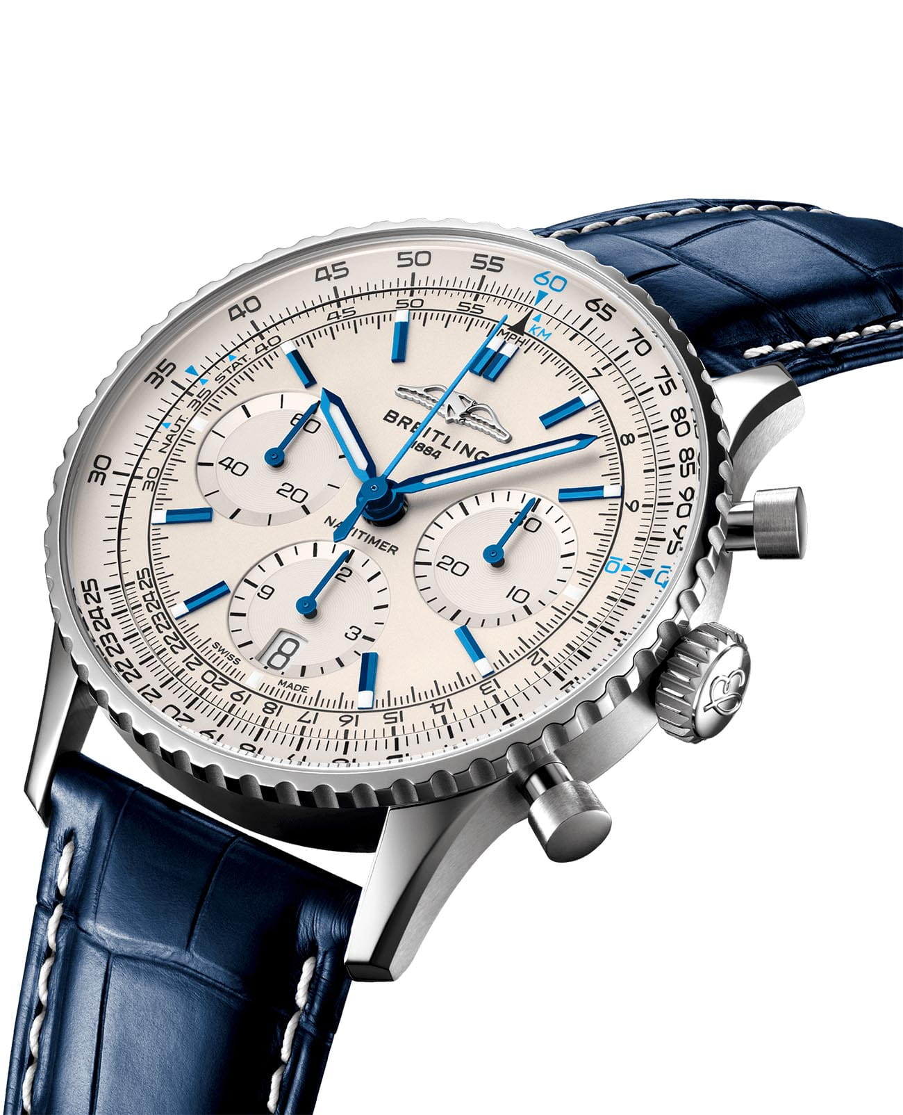 Breitling Breitling Navitimer B01 Chronograph 41 AB0139A71G1P1 , наручные мужские часы фото под углом