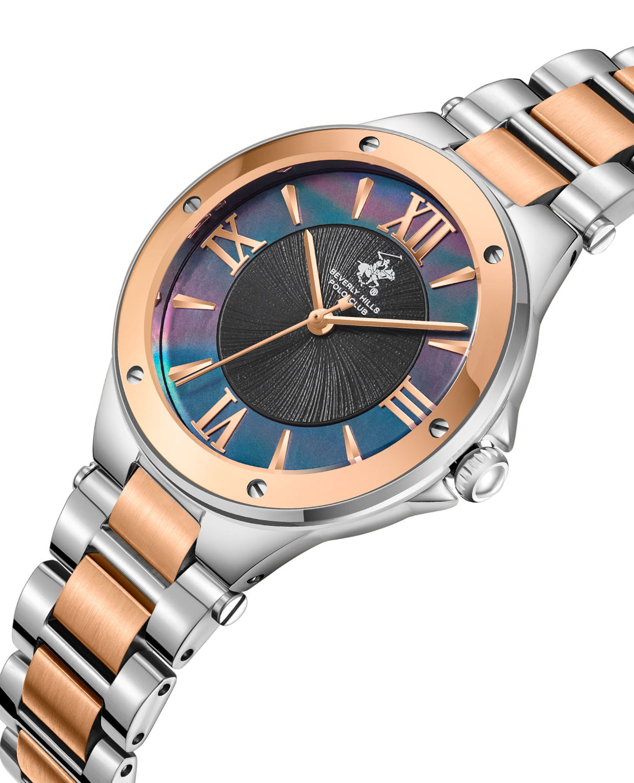 Beverly Hills Polo Club Beverly Hills Polo Club BP3740C.560  - задняя крышка металл сталь корпуса, сша часы