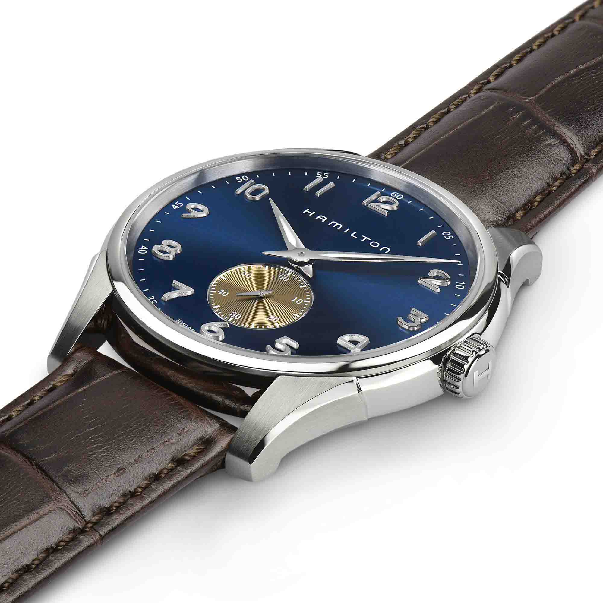 Hamilton Hamilton Jazzmaster Thinline Quartz H38411540 , наручные мужские часы фото под углом