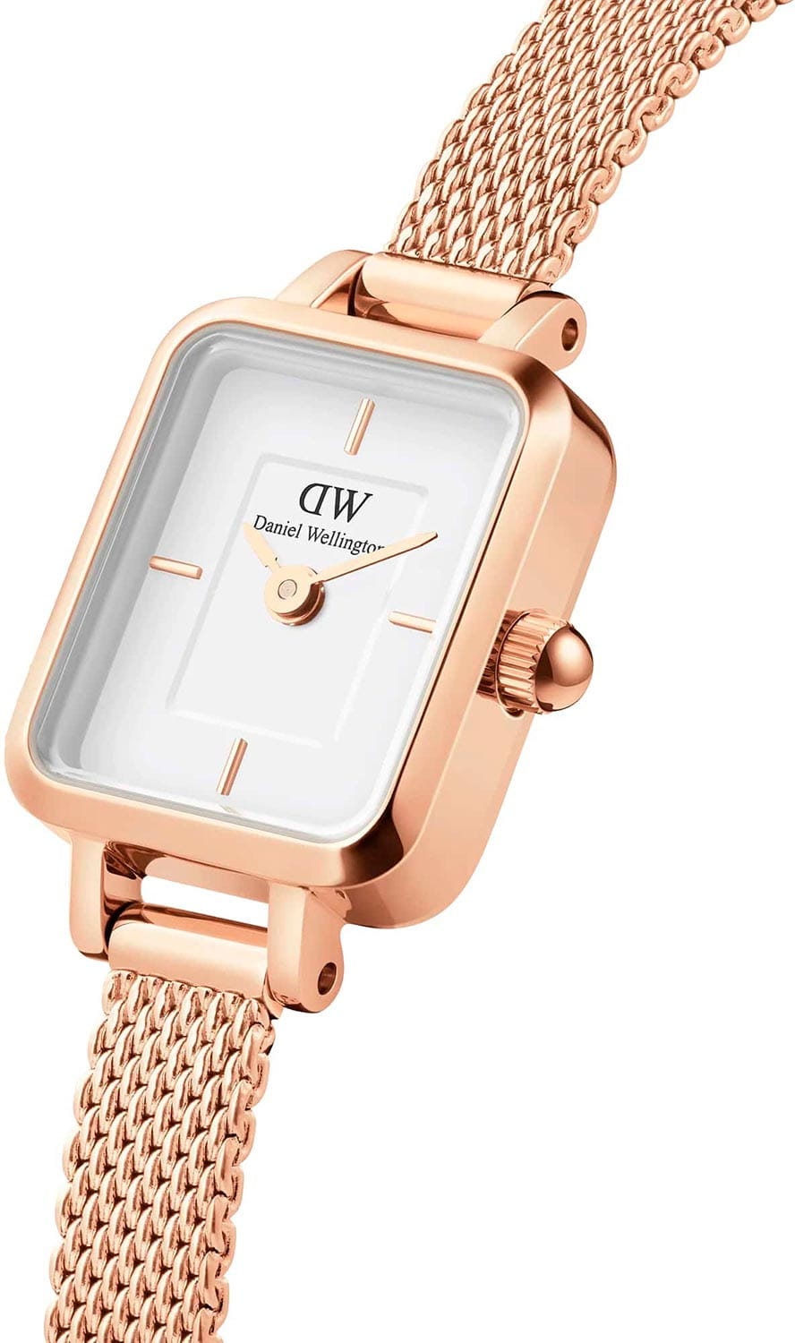 Daniel Wellington Daniel Wellington Quadro Mini Melrose DW00100727, quadro швеция женские часы на браслете нержавеющая сталь с pvd-покрытием боковой вид