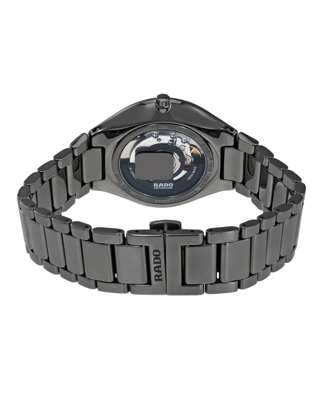 Rado Rado True Thinline R27972102, true thinline швейцария мужские часы на браслете высокотехнологичная керамика боковой вид
