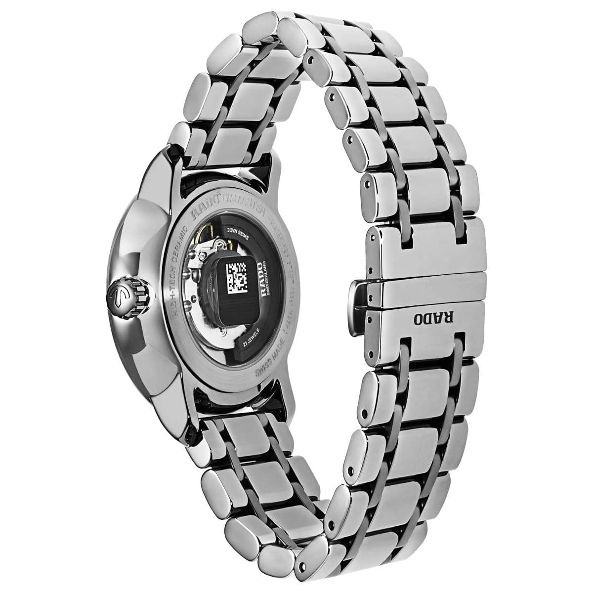Rado Rado DiaMaster XL R14074102, diamaster швейцария мужские часы на браслете керамика боковой вид
