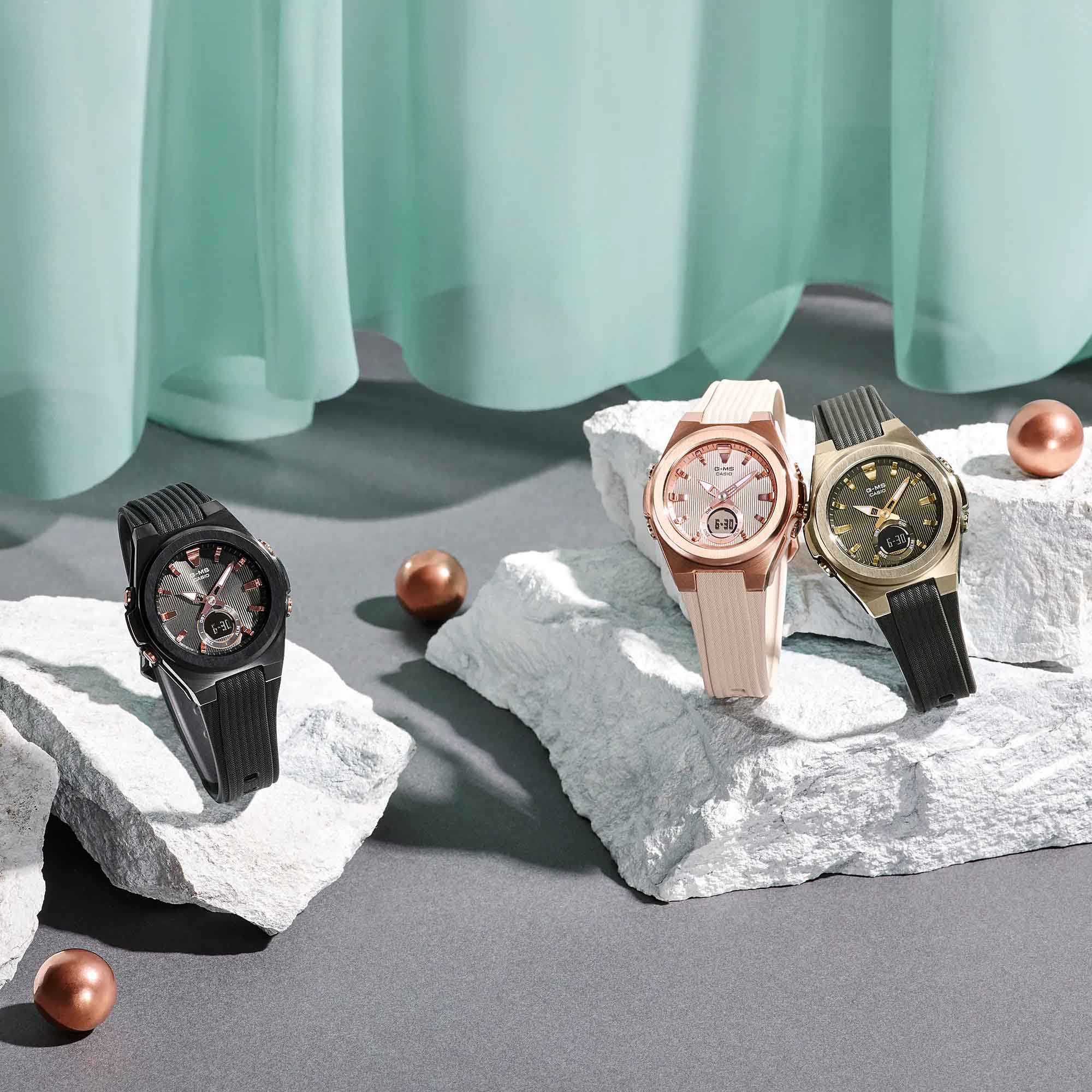 Оригинальные часы Casio Casio Baby-G MSG-C150G-3A кварцевые калибр механизма  общий вид