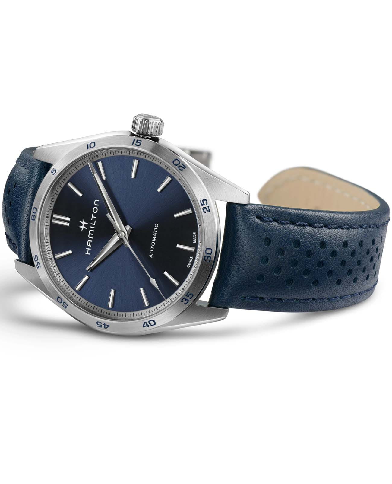 Оригинальные часы Hamilton Hamilton Jazzmaster Performer Auto H36115640 механические калибр механизма h-10 общий вид