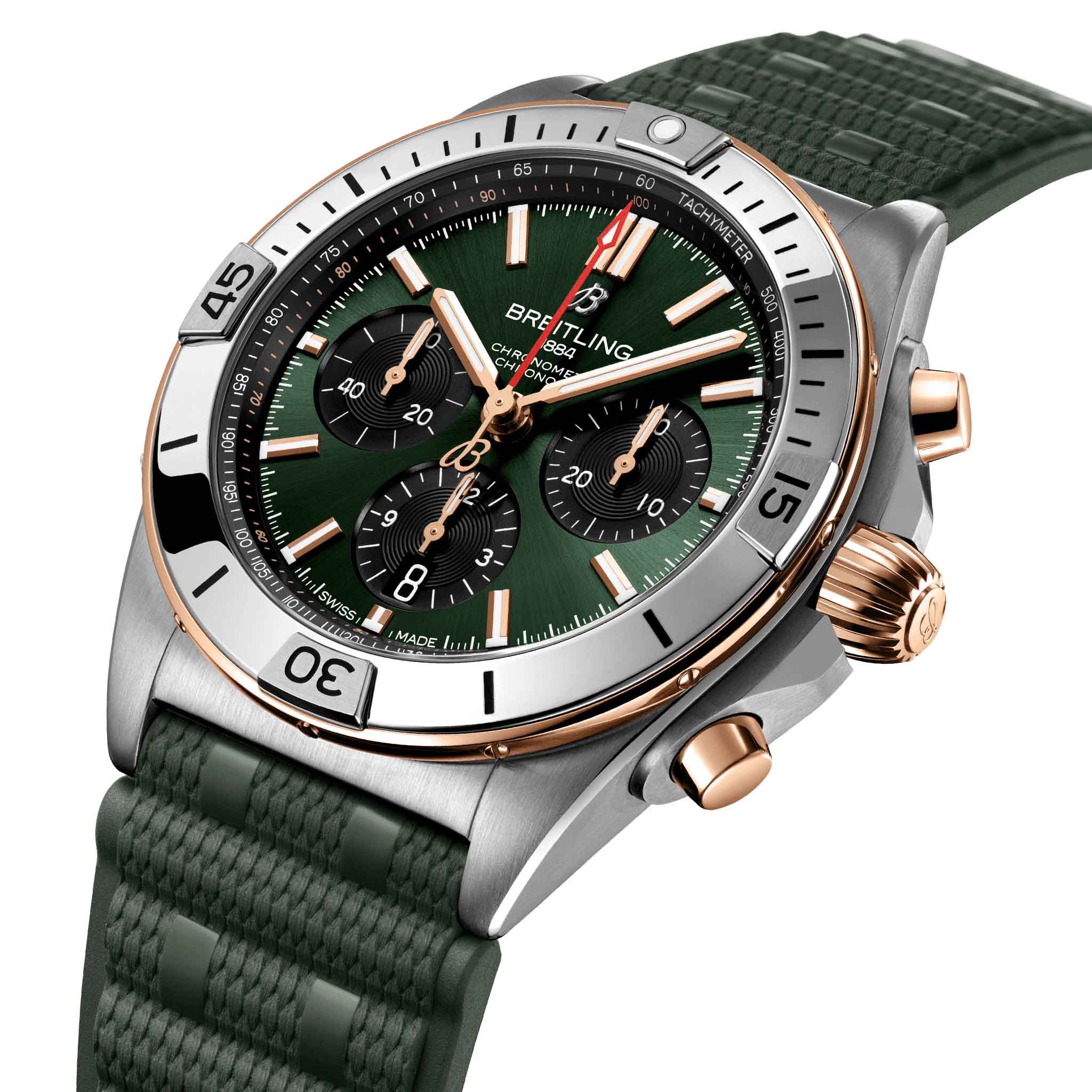 Breitling Breitling Chronomat B01 42 UB0134131L1S1 , наручные мужские часы фото под углом