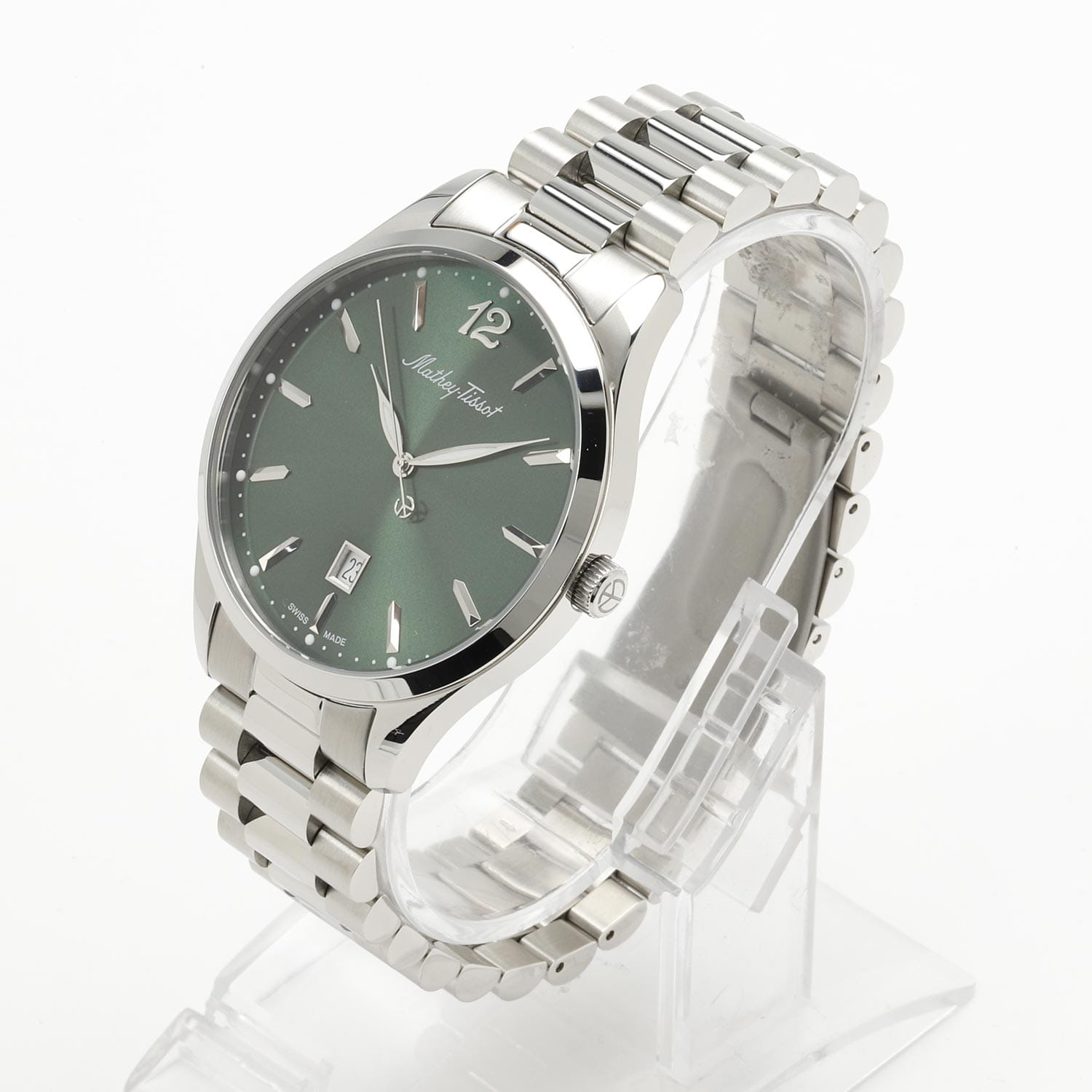 Mathey-Tissot Mathey-Tissot Urban H411MAV мужские часы зеленый циферблат на запястье