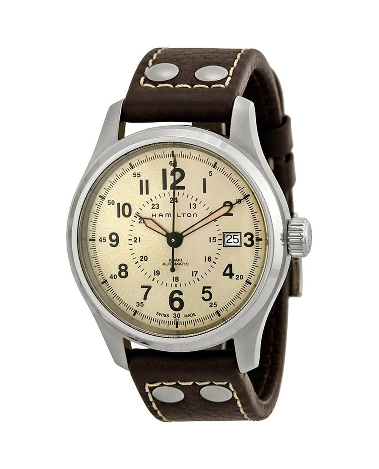 Hamilton Hamilton Khaki Field Auto H70595523 , наручные мужские часы фото под углом