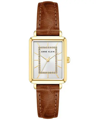 Anne Klein Rectangular Leather 3820GPHY